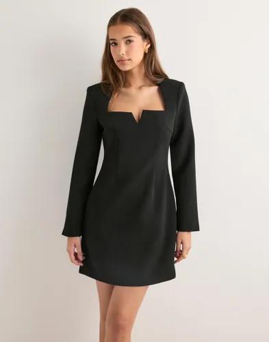 Malina - Svart - Amela Embellished Jersey Midi Dress 