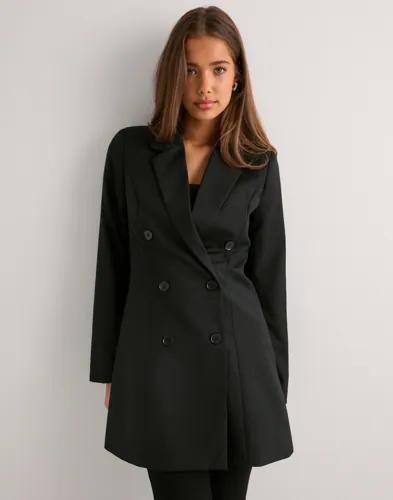 Vero Moda - Svart - Vmmelly Ls Fitted Blazer Dress 