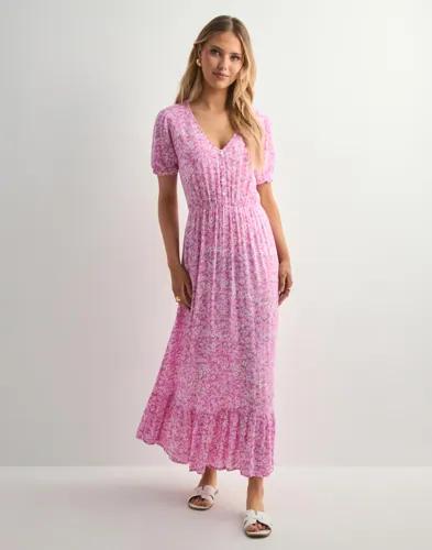 Only - Rosa - Onlchianti S/S Long Dress Wvn Noos