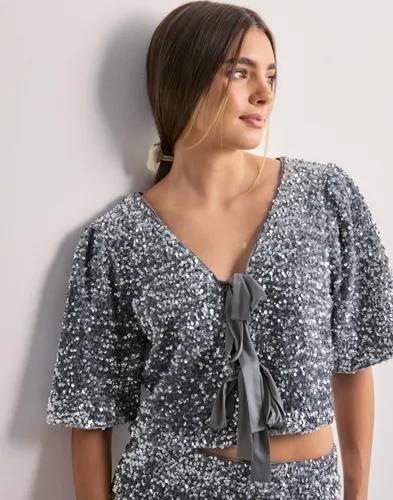 OBJECT - Silver - Objkinne 2/4 Tie Top 136