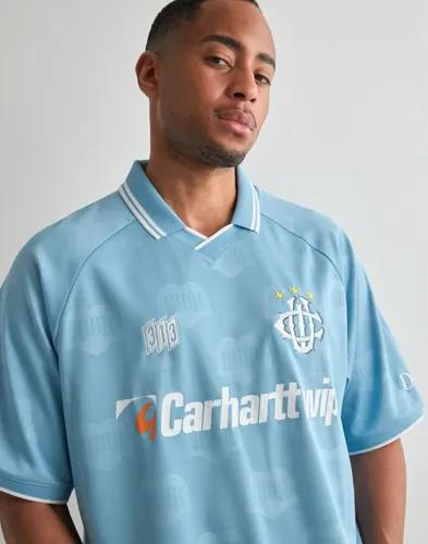 Carhartt WIP S/S Hartt's Football T-Shirt T-shirts med tryck Blå 