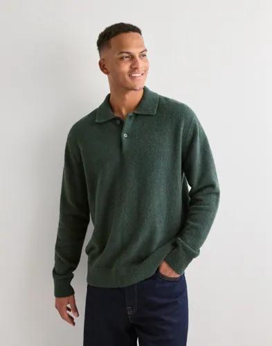 Samsøe Samsøe Sanino Polo 15179 Stickade tröjor Grön 
