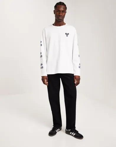 J Lindeberg Camilo LS Graphic T-shirt Långärmade t-shirts Vit