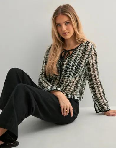 Vero Moda - Multi/Mönstrad - Vmohio Ls Top Jrs Ga 