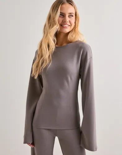 Nelly - Brun - Luxury Wide Sleeve Sweat