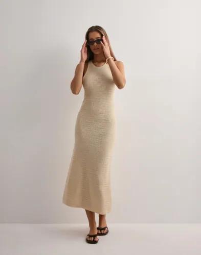 Vero Moda - Beige - Vmmalavi Sl 7/8 Dress Ga Se 