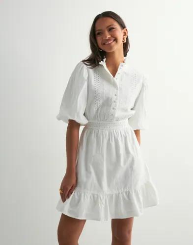 Vero Moda - Vit - Vmclover 2/4 High Neck Short Dress 