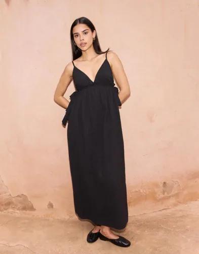 Nelly - Svart - Side Tied Dress 