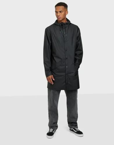 Rains Long Jacket Regnjackor Svart 