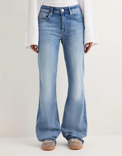 Nelly - Blå - Soft Bootcut Jeans 