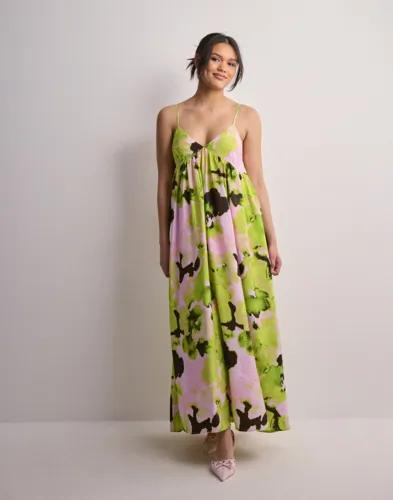 Selected Femme - Multi/Mönstrad - Slfhelinda Aop Ankle Strap Dress B 