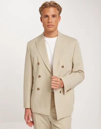 Selected Men Slhreg-Sean Db Peak Blz Ex Kavajer Beige 