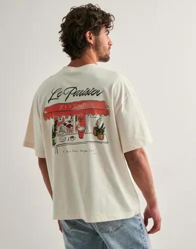 Only & Sons Onslouis Ovs Ss Tee T-shirts med tryck Vit 