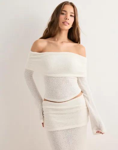 Nelly - Vit - Luxe Texture LS Top 