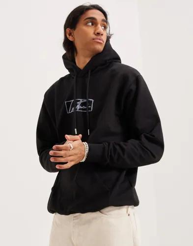 The Couture Club Box Print Slim Fit Hood - Black Tröjor Svart 