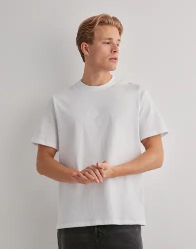 Les Deux Dexter Script T-Shirt Kortärmade t-shirts Vit 