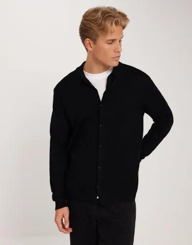 Only & Sons Onswyler Life Reg 14 Shirt Knit Cs Half zip Svart