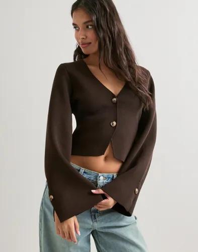 Neo Noir - Brun - Fulvia Knit Blouse 