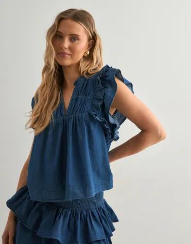 Neo Noir - Blå - Jayla Denim Top