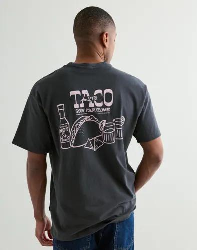 Dr Denim Trooper Tee T-shirts med tryck Grå