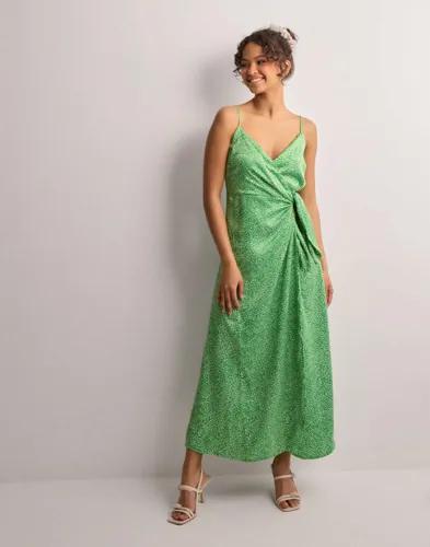 Only - Grön - Onljane Life Zoe Singlet Ankle Dres 