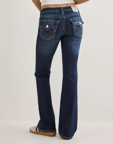 True Religion - Blå - Becca Mr Bootcut Flap Big T 