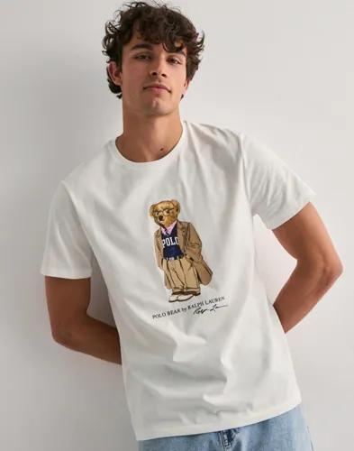 Polo Ralph Lauren SSCNCMSLM1-Short Sleeve-T-Shirt T-shirts med tryck Vit