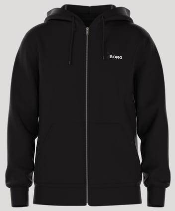 Björn Borg Borg Essential 4 Zip Hoodie Svart, XXL 
