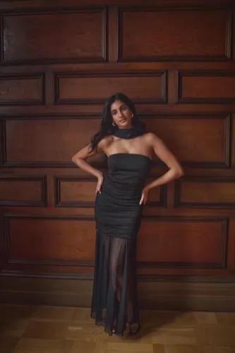 Nelly - Svart - Convertible Mesh Dress 