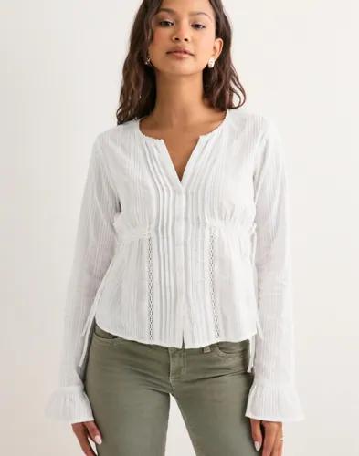 Nelly - Vit - Favourite Detail Blouse 
