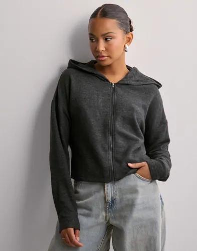 Vero Moda - Grå - Vmbella Ls Short Cardigan Jrs Boo 