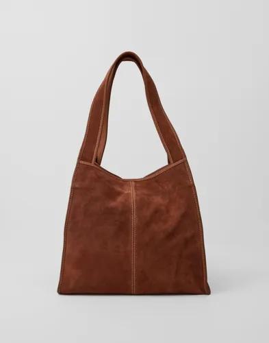 BECKSÖNDERGAARD - Brun - Suede Laurel Bag