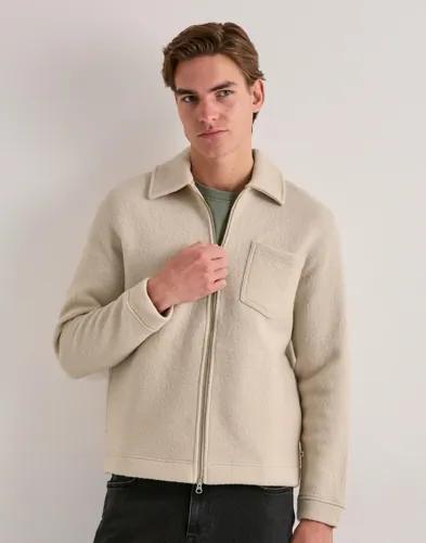 Samsøe Samsøe Hannes full zip 14612 Vårjackor Beige