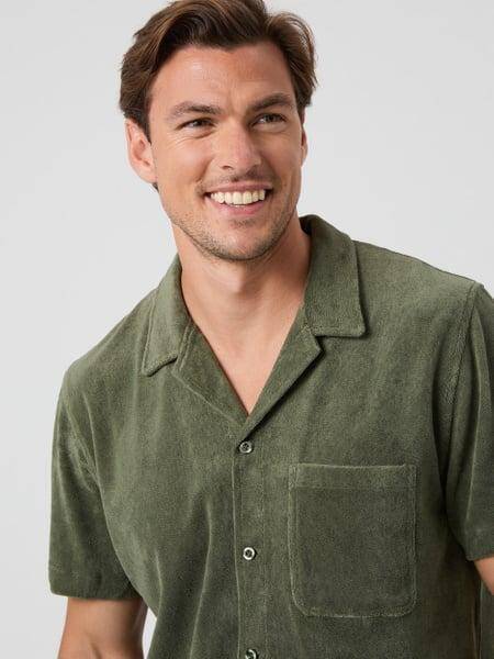 Björn Borg Borg Toweling Pool Shirt Grön, XXL 