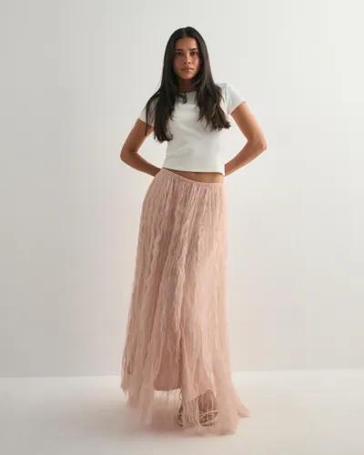 Vero Moda - Rosa - Vmcaralia Hw Mesh Skirt Exp 