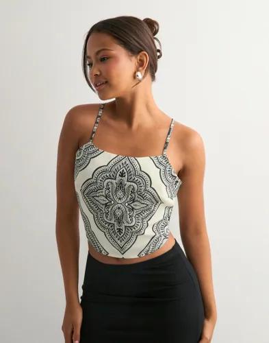 Only - Multi/Mönstrad - Onlhairon Singlet Wvn 