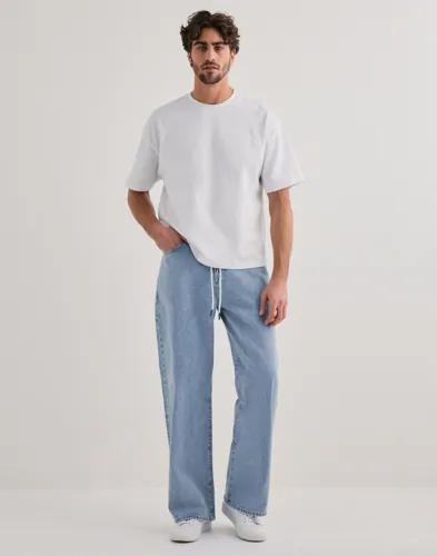 Que Sera Sera Warren Wide Denim Loose fit jeans Blå 