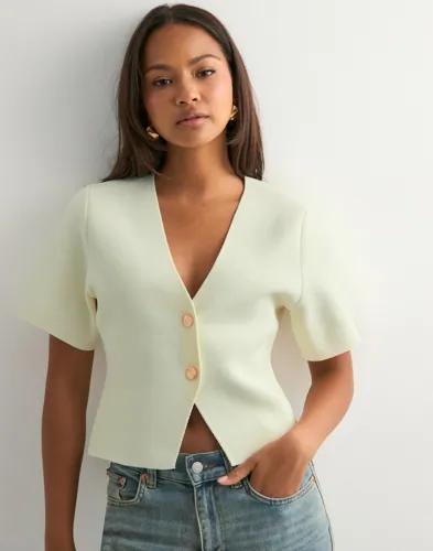 Neo Noir - Vit - Setta Knit Blouse 