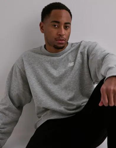 New Balance New Balance Small Logo French Terry Crew Sweatshirts Grå 