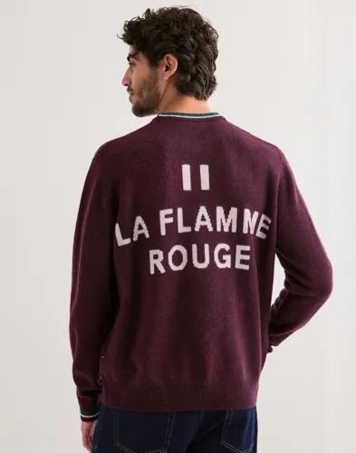 ANNARR Anrragi Lfr Ls Knit Crew Neck Stickade tröjor Röd