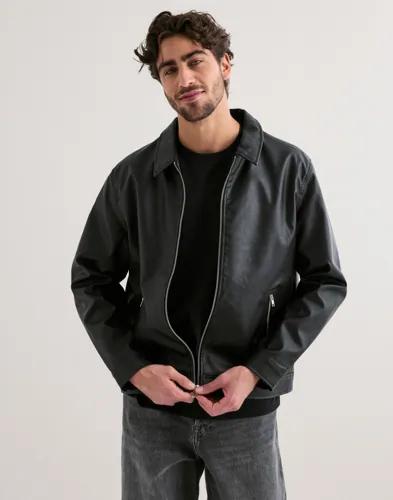 Jack & Jones Jjecasablanca Pu Jacket Noos Skinnjackor Svart 