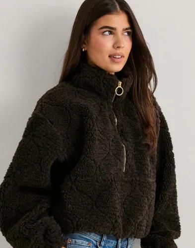 Only - Brun - Onlxena L/S Teddy Box Swt 