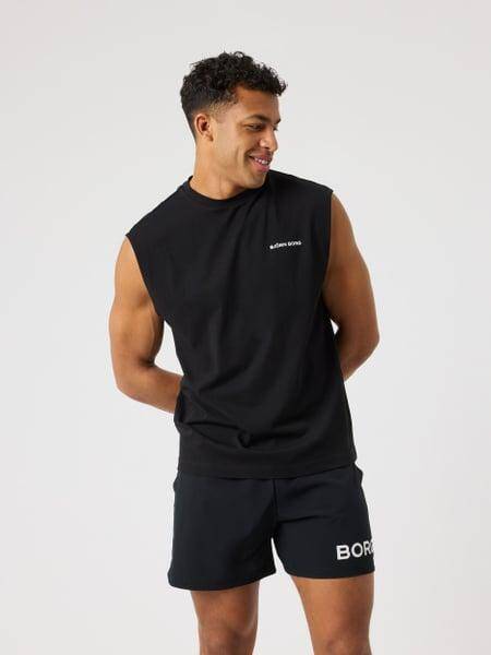 Björn Borg Borg Gym Sleeveless T-shirt Svart, XXL 