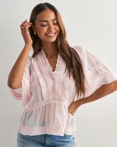 Neo Noir - Rosa - Evienne S Voile Top 