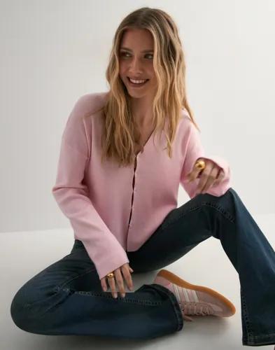 Pieces - Rosa - Pctia Ls V-Neck Knit Cardigan Bc 