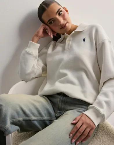 Polo Ralph Lauren - Vit - Polo Po Flc-Long Sleeve-Sweatshirt