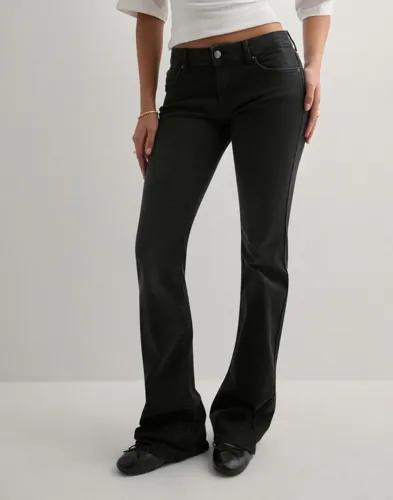 Only - Svart - Onlblush Lw Flared Dnm REA1099 Noos