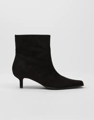 Nelly - Svart - Squaretoe Soft Ankel Boot 