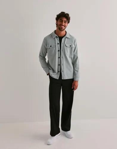 Only & Sons Onsnewkodyl Overshirt Sweat Noos Blå skjortor Grå