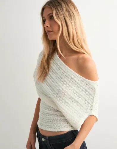 Nelly - Beige - Crochet Top 